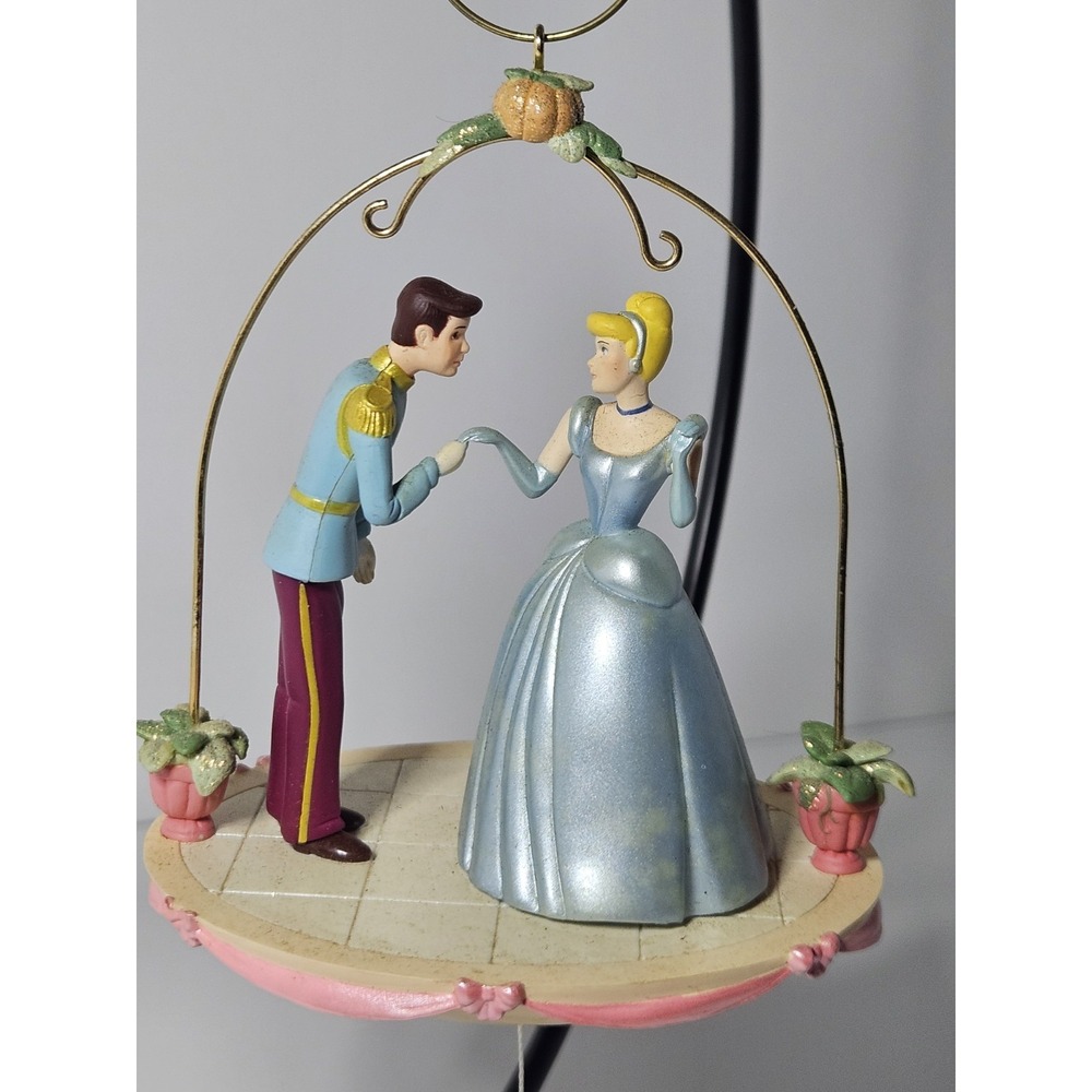 Hallmark 2003 Disney Cinderella Prince Charming Christmas Ornament With Movement